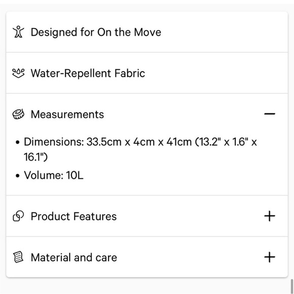 Lululemon Pleated Shoulder Bag in Black | 10L Capacity | EUC | SOLD OUT - Picture 15 of 16